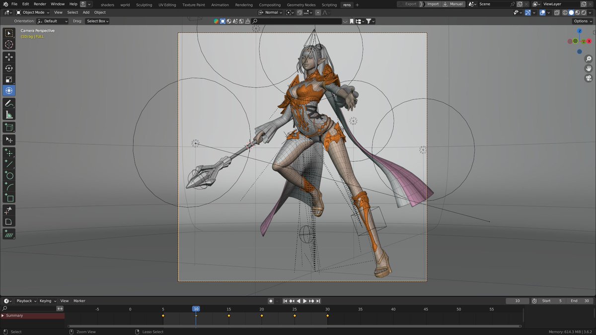 Prakashonik's tweet photo. #3DModeling #GameArt #CharacterDesign #FemaleCharacter #FantasyArt #Blender #DigitalSculpting #PBR #LowPoly #CharacterAnimation #GamedevArt #BlenderArtist #VirtualArtistry #posing #rigging #metarig https://t.co/V4cqZB0zgW