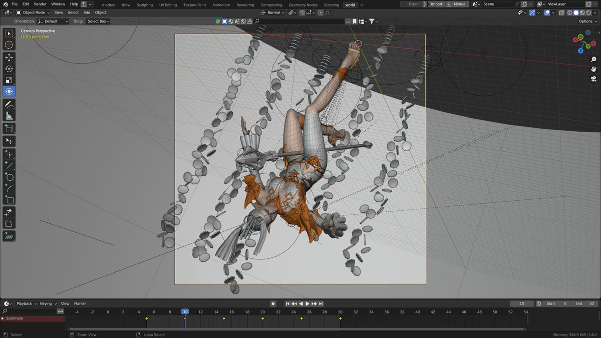 Prakashonik's tweet photo. #3DModeling #GameArt #CharacterDesign #FemaleCharacter #FantasyArt #Blender #DigitalSculpting #PBR #LowPoly #CharacterAnimation #GamedevArt #BlenderArtist #VirtualArtistry #posing #rigging #metarig https://t.co/nhwXX2eLQl