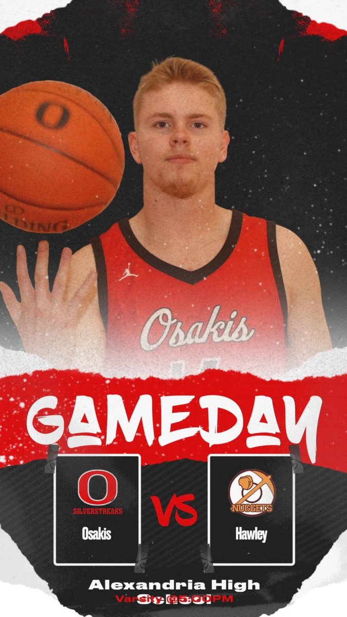 Osakis Basketball (@osakisbball) on Twitter photo Game today in the <a href="/BreakdownUSA/">Breakdown Sports USA</a> Winter Classic in Alexandria. The Streaks take on Hawley at 5:00 Game today in the <a href="/BreakdownUSA/">Breakdown Sports USA</a> Winter Classic in Alexandria. The Streaks take on Hawley at 5:00