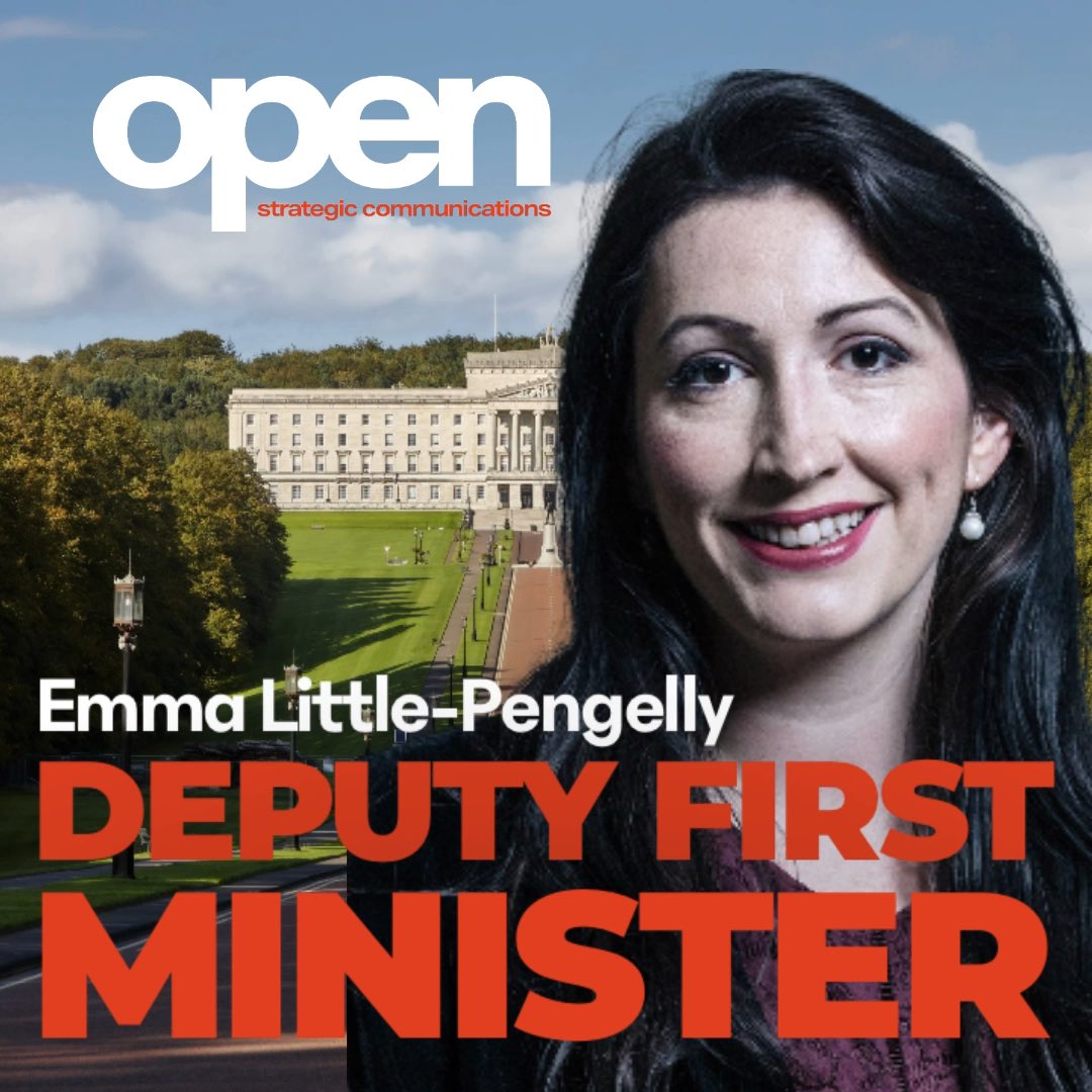 OpenStrategic's tweet photo. @edwinpootsmla @niassembly @CaralNiChuilin @JohnBlairMLA @SteveAikenUUP @moneillsf The DUP’s @little_pengelly has been elected as Deputy First Minister of Northern Ireland 

@niassembly #Stormont #NorthernIreland https://t.co/fozkHCsVOK
