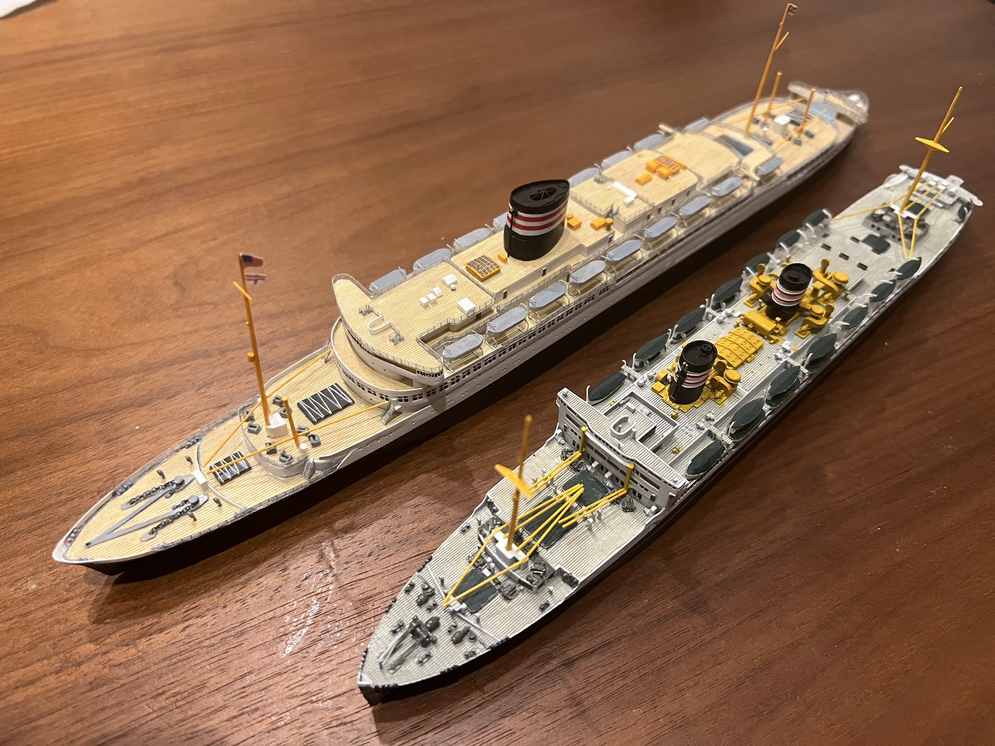 日本郵船 浅間丸 ハンドメイド模型 日本郵船歴史博物館｜展示資料の紹介（模型）