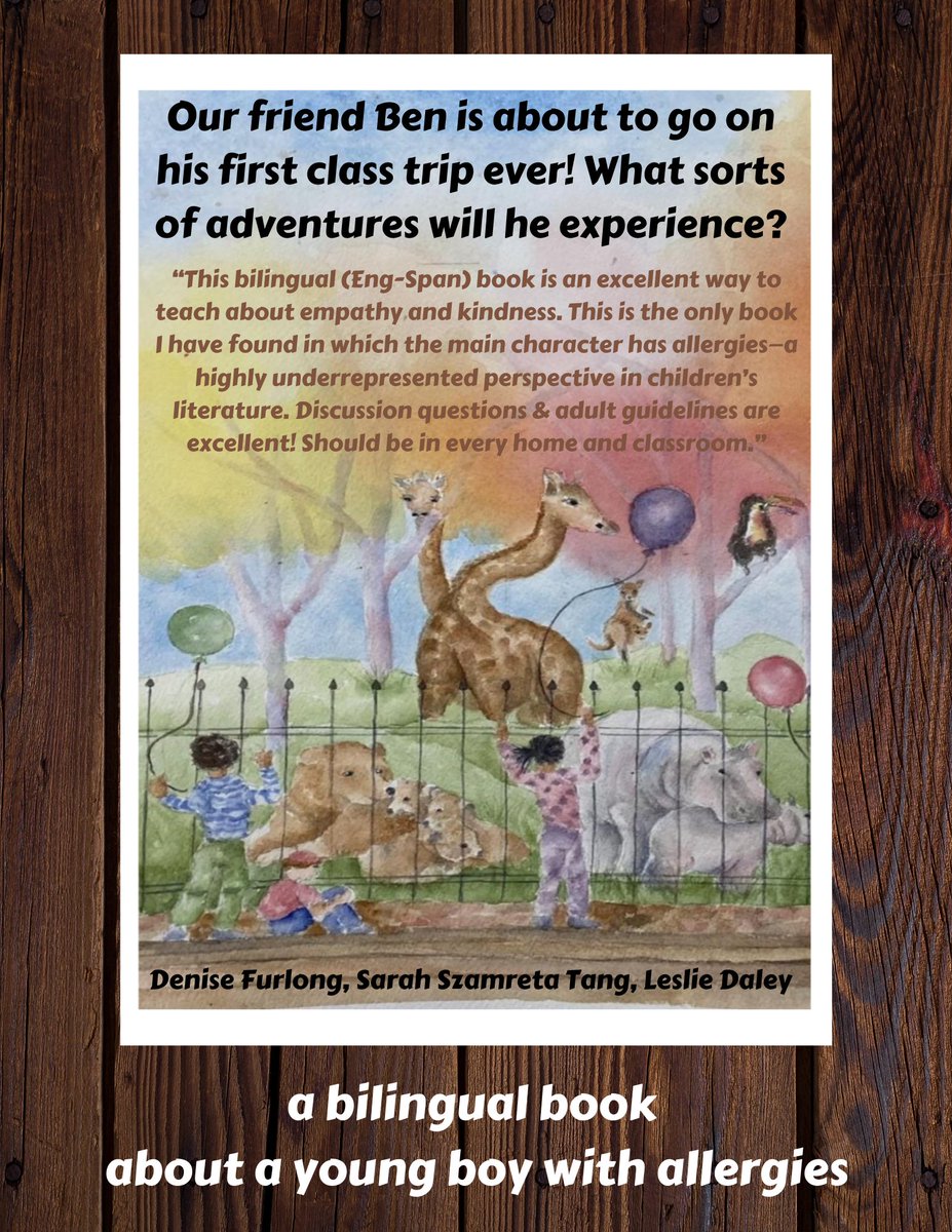 My delightful coauthor of #OurFriendBen has a TPT with FREE downloads to support children w/allergies. teacherspayteachers.com/Store/Eager-To… 
If you already have read our book and would like to share a review on Amazon (or recommend it to a colleague/friend/teacher), we would be so grateful!
