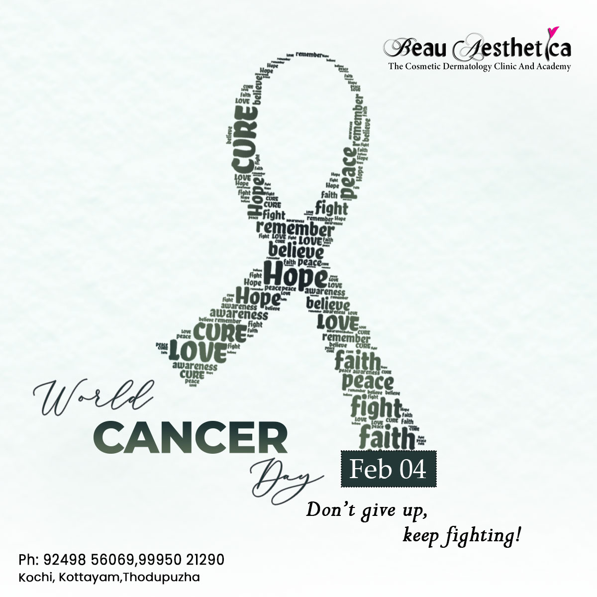 February 4 : On Cancer Day, we stand in solidarity with those who are battling cancer, survivors, and their families. It's a time to offer support, compassion, and understanding to those affected by this disease. #cancerday #cancerday2024 #WorldCancerDay #worldcancerday2024