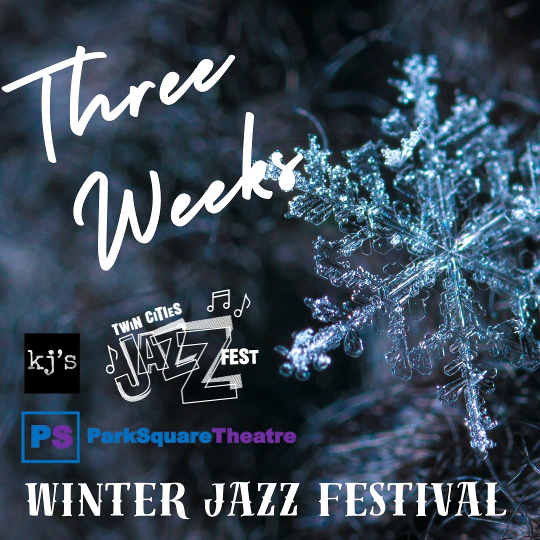 tcjazzfestival's tweet photo. 3 weeks til Winter Jazz Fest! At @ParkSquare & @kjshideaway, this 1 day event is packed w/ music! Thank you @AARP @KBEMfm @DualCitizenBrew for sponsoring! Join us!
https://t.co/ac44Zhw0EV
#tcjazzfestival #winterjazzfest #jazz #jazzmusic #jazzlovers #countdown #threeweekstogo https://t.co/LqN2mw5ZCm