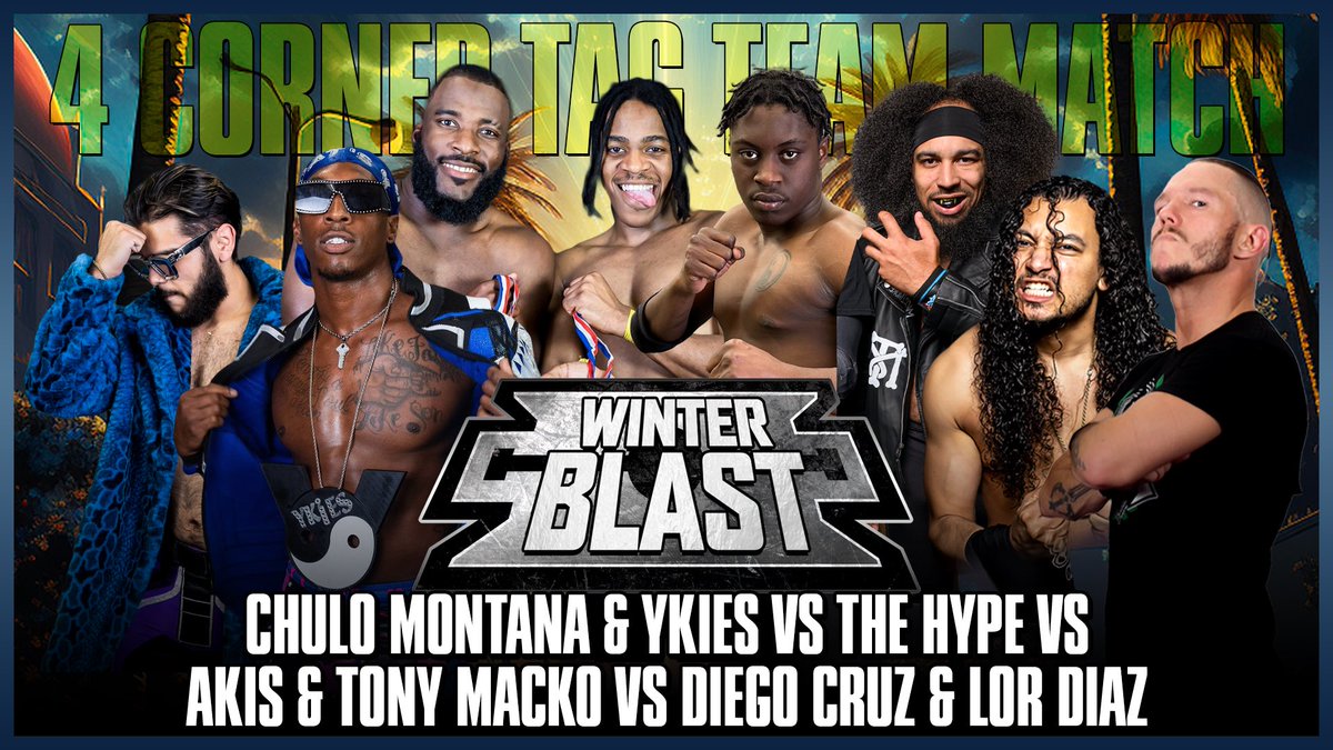 TONIGHT, we return to Hollywood to kick off a HUGE weekend of live events! Can’t wait to whoop some ass in front of a SOLD OUT CROWD
🎟️  linktr.ee/mcwprowrestling  🎟️

📅 #Saturday February 3rd
⛄️ #MCWWinterBlast 2024 Night 1️⃣
🏟️ Hollywood VFD 🚒
🗺️ Hollywood, #Maryland