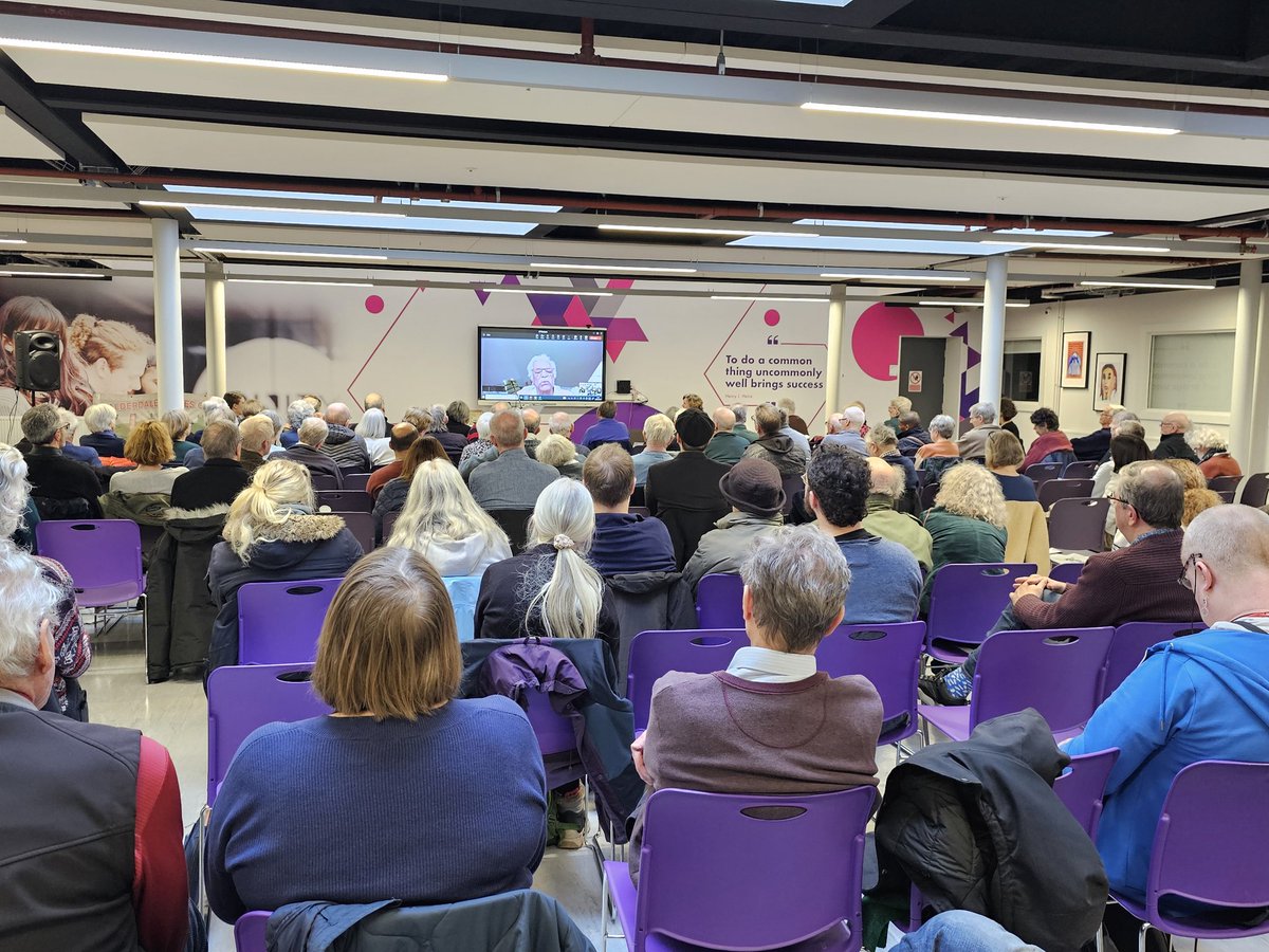 Great to speak at this excellent event and to hear other speakers, including @TariqAli_News. Well done @calderdaletuc and partners!