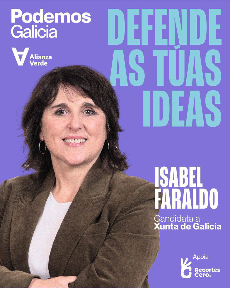dsegoviaatienza's tweet photo. Apoyemos a Isabel, apoyemos a Podemos.
Ni BNG ni hostias en vinagre, Podemos y punto.
#EuConIsabelFaraldo https://t.co/JUm6aB3h4y