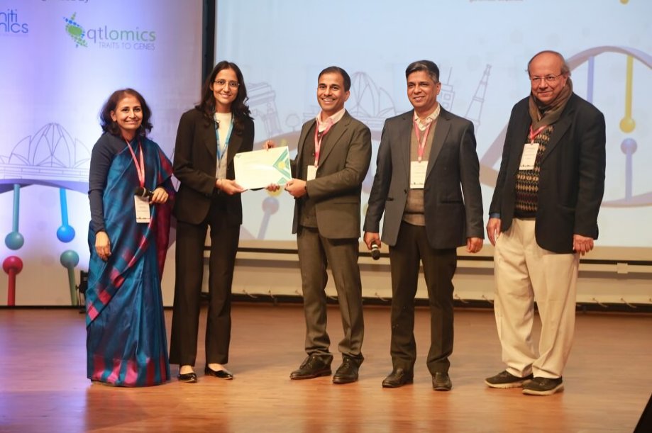Genomics_India's tweet photo. We would like to congratulate the #GIC2024 Bioquiz winner - Silver Ms. Rina Choudhary, Bhaskaracharya College of Applied Sciences, University of Delhi on their amazing accomplishment!  Your hard work and dedication paid off!

@shivnadaruniv @genotypictech @dhitiomics https://t.co/brbGPsapSC