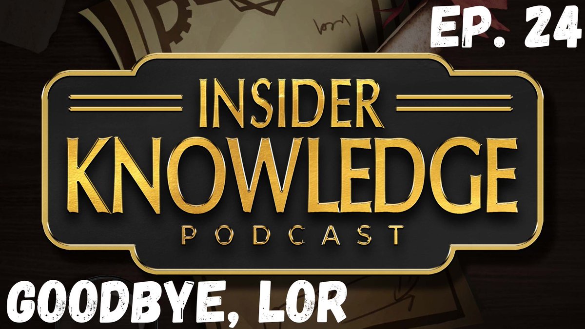 INSIDER KNOWLEDGE PODCAST tweet media