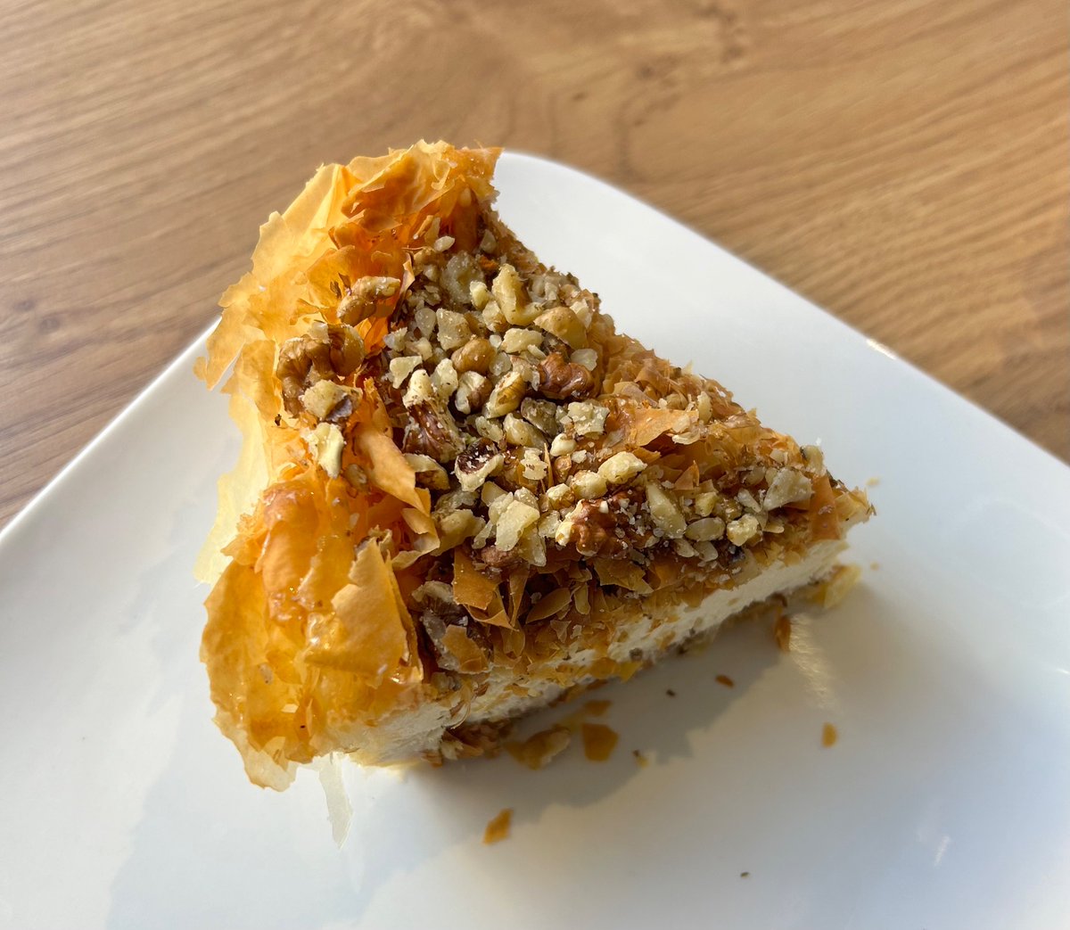 Baklavalı cheesecake yemeye geldim