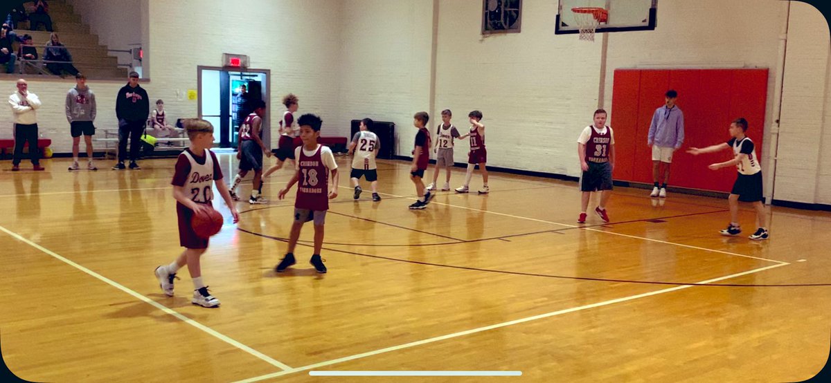 doverbasketball's tweet photo. Wrapping up another Biddy Ball season this Saturday-
Action from one of the 3rd-4th grade games this morning. #FutureTornadoes https://t.co/xK2TaTUj3a