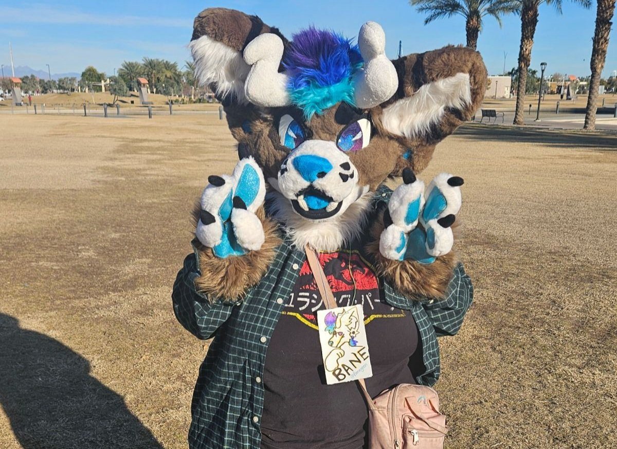 baneyeen's tweet photo. Totally missed #FursuitFriday oopsie 👀💧 

🪡: HyenaCandy_
#FursuitEveryday #furry #fursona https://t.co/fEdvKyY4HB