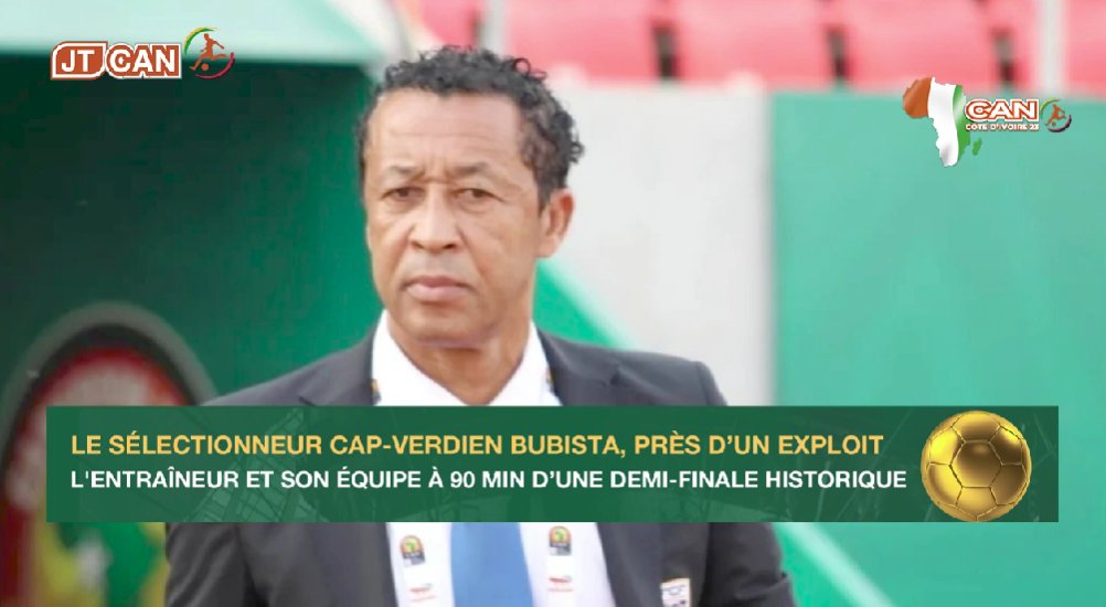 AFRICA24TV's tweet photo. #CAN_Côte_d_ivoire2023, le sélectionneur
🇨🇻#CapVerdien Bubista, près d’un exploit.
👉Suivez toute l'actualité de la #CAN2023👉https://t.co/Pm4mgJQY5M https://t.co/CJWK1VxMPT