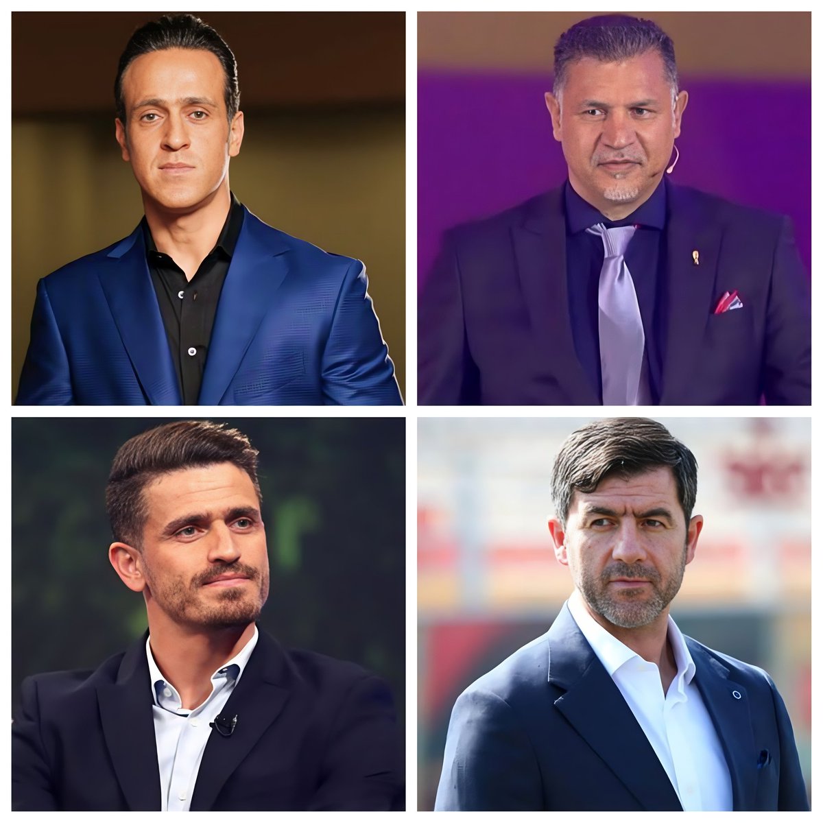 کاپیتان ما شمایید، قهرمان ما شمایید، عزت و شرف ما شمایید، فوتبال ما شمایید، تیم ملی ما شمایید که همیشه سمت درست ایستادید...