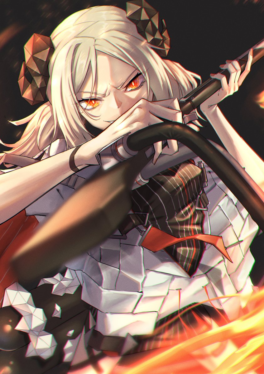 アークナイツ「イフリータ #アークナイツ #Arknights タテ版 」|Kuromuのイラスト
