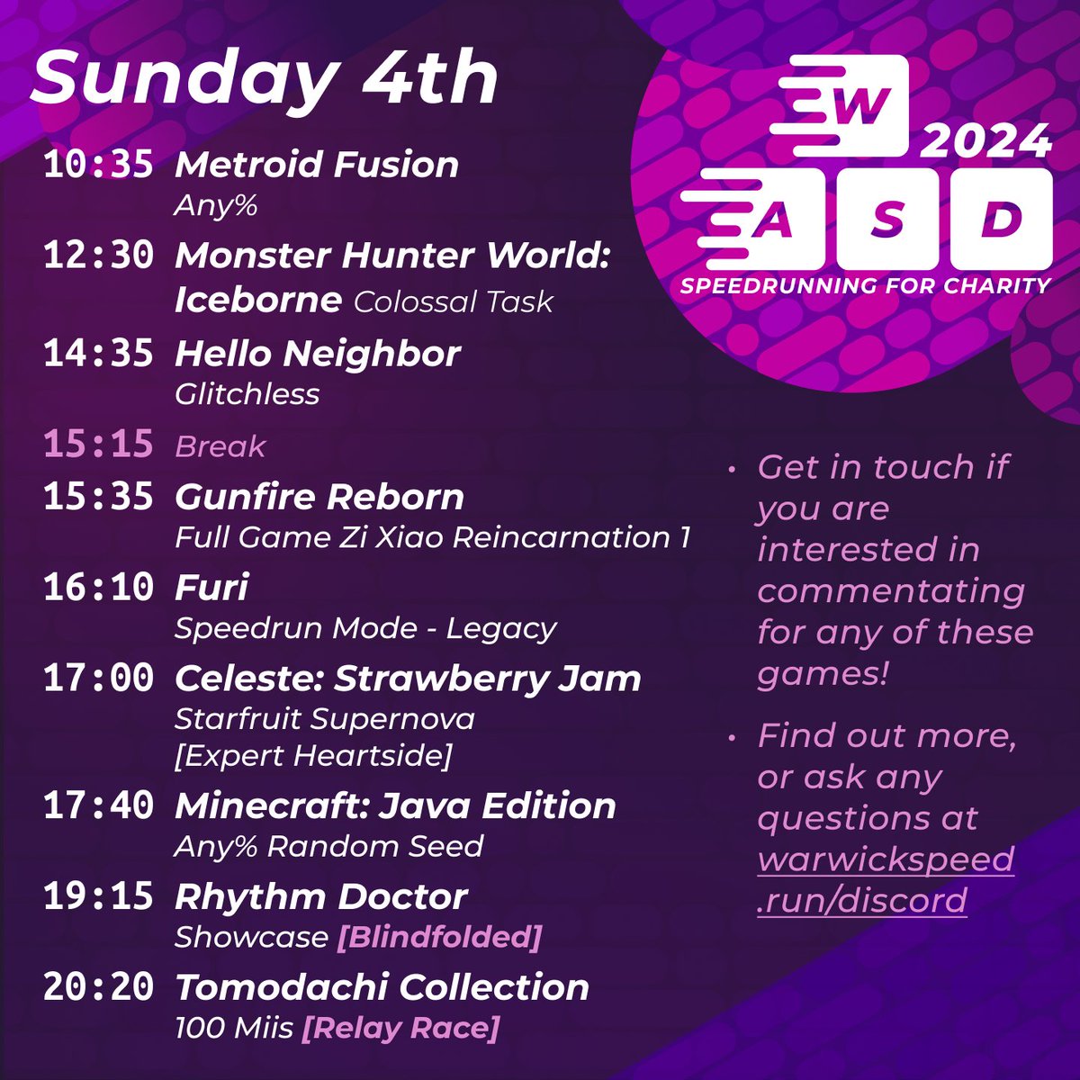 WASD - Speedrunning for Charity tweet media