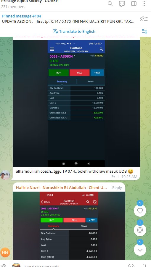 aliffsulaiman6's tweet photo. masa market tgh hot last month, my clients did realized their profits. now the market is not really generous, we are just watching and hunting for bargain deals. 

to be in this kind of traders community, all you need is a good remisier who can advice u on ur trading. sifu sifu yang kau orang bayar tu takdak lesen, kau rugi pun diorang taktau. after all,, charging fee for group membership is so 2020 guys.