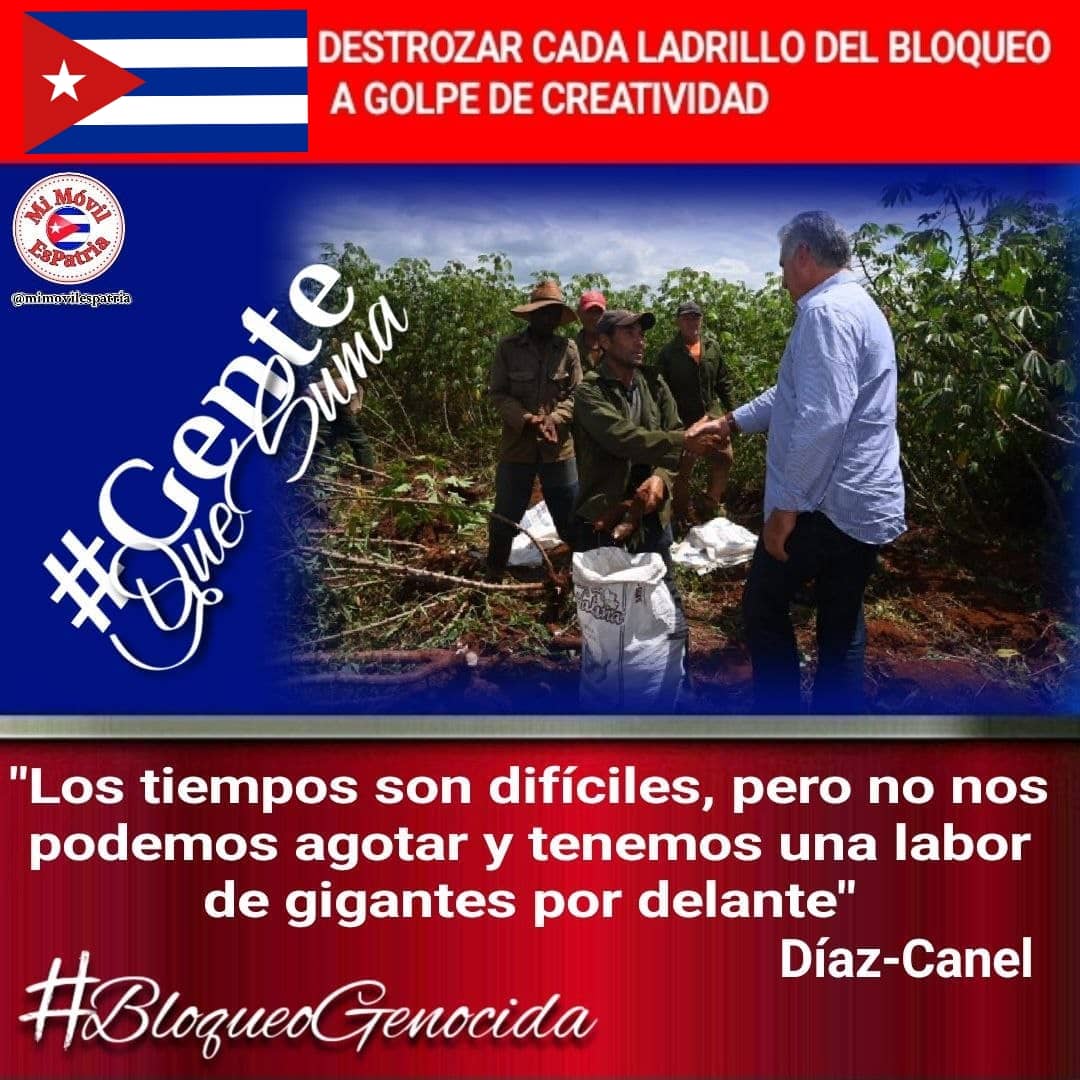 #GenteQueSuma le ponen corazón a #Cuba cada día. #UnidosXCuba seguiremos venciendo <a href="/DiazCanelB/">Miguel Díaz-Canel Bermúdez</a> <a href="/DrRobertoMOjeda/">Dr. Roberto Morales Ojeda</a> <a href="/YamileRamosCord/">Yamilé Ramos Cordero</a>