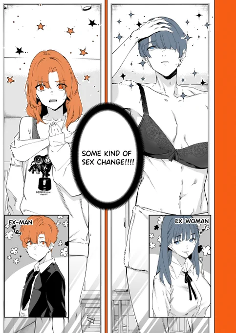 sex-change couple (1/4)
#manga #comic 