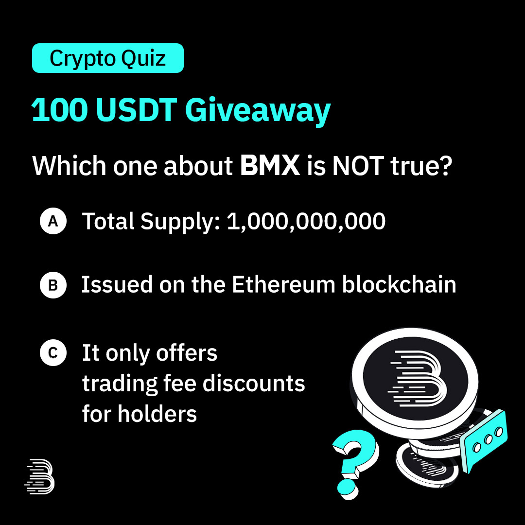 BitMartExchange's tweet photo. Let's learn more about $BMX &amp; earn together! 🤩

Unlock its incredible potential and answer the question for a chance to share 100 USDT! 🌟

1️⃣ Follow us, Quote RT with your answer &amp; @ 3 friends
2️⃣ Join https://t.co/UKA4qi25GZ
3️⃣ Complete: https://t.co/XymitTEAcZ

#BMX #giveaway https://t.co/HmpRg2d6xE