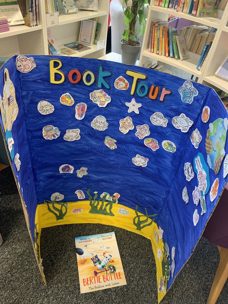 More sea creatures added to our display today after our visit to Moulton Library - Health and Wellbeing Hub