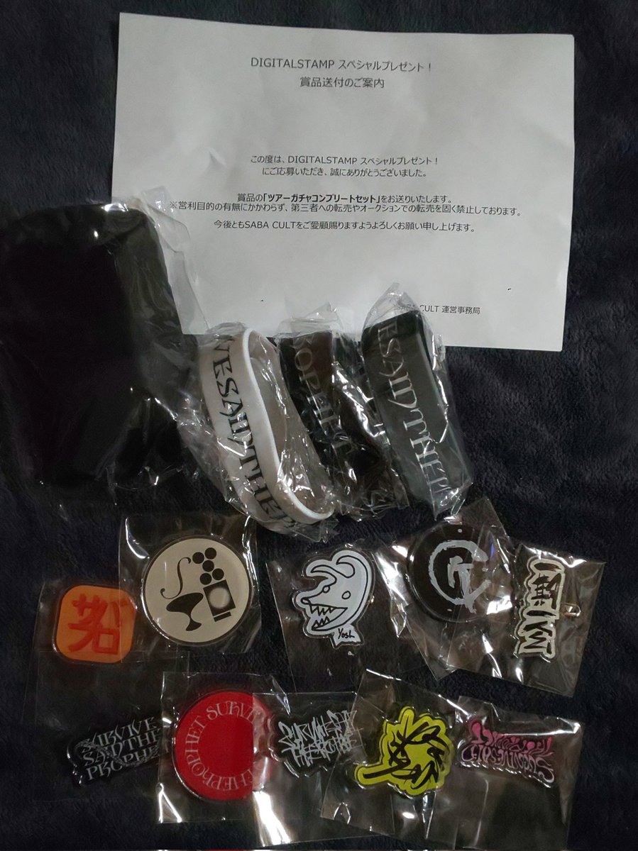 Kai10Ma's tweet photo. ツアーガチャコンプリートセットが✨届きました(*^^*)
わたしとサバプロの歩みなので嬉しい♡
ありがとうございます。
#サバプロ
#SABACULT https://t.co/itlVcWucY6