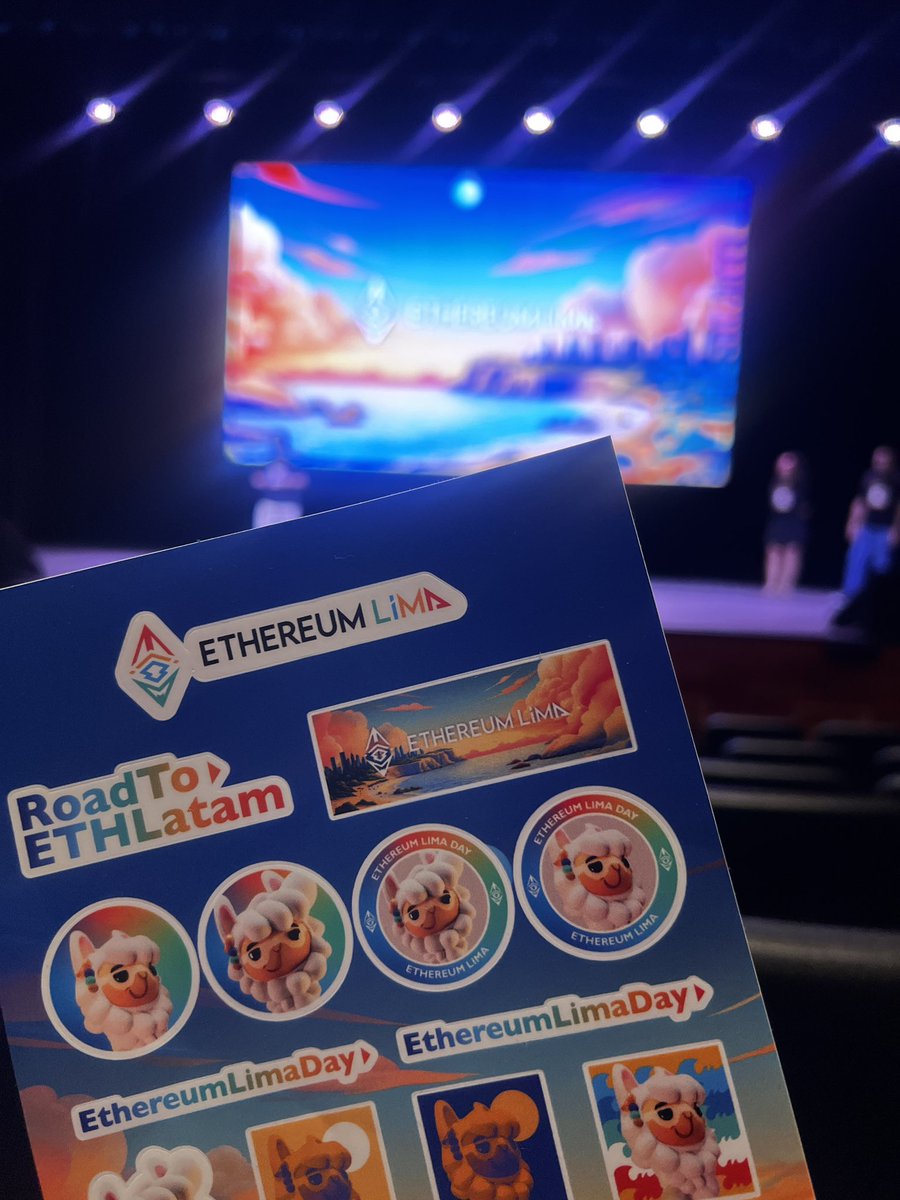 Today is a very special day 🤩 The second <a href="/EthereumLima/">Ethereum Lima☀️</a> is happening now in Lima, #Peru 🇵🇪 🙌✨🙌

Felicitaciones a todo las participantes 💕!
<a href="/stellaachenbach/">stellaachenbach 👉 Steward Unlock DAO</a> y <a href="/Isaboo00/">Isaboo</a> estamos contentas de poder conectar con miembros de la comunidad ✨💕✨!