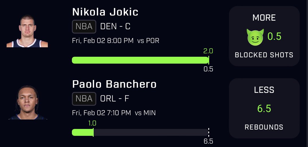 PropPlayz's tweet photo. Opened up February with cashing our Flex Friday play💥

Now if that’s not the definition of starting the month off with a BANG, I don’t know what is🤷🏻‍♂️

I’ve got a great feeling about this month, join up &amp; don’t miss out🔥⚡️

#GamblingX #GamblingTwitter #NBAX  #PrizePicks https://t.co/0vTlQrigUJ