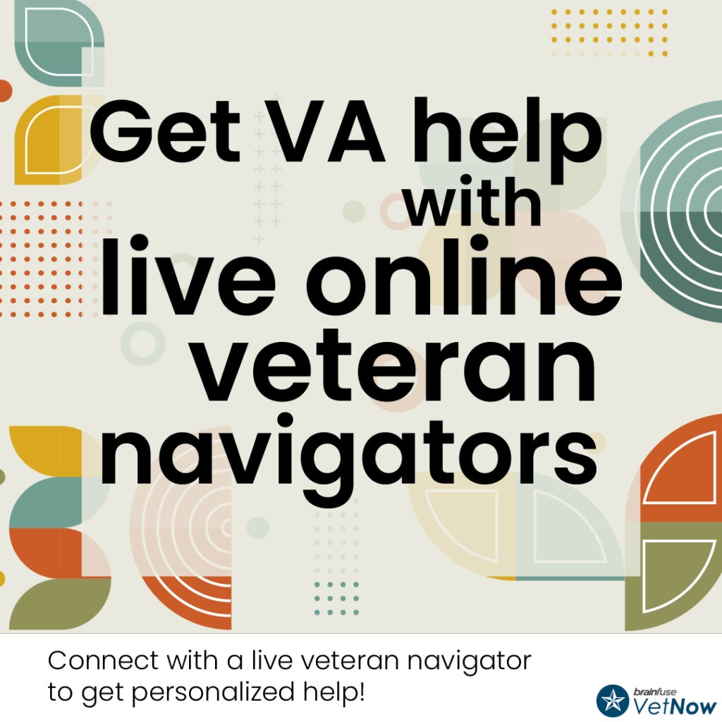 Sometimes it is hard to ask for help. RFL offers Brainfuse VetNow where you can connect anonymously with a veteran to get help figuring out VA benefits. #Veterans #VABenefits #BrainfuseCommunity