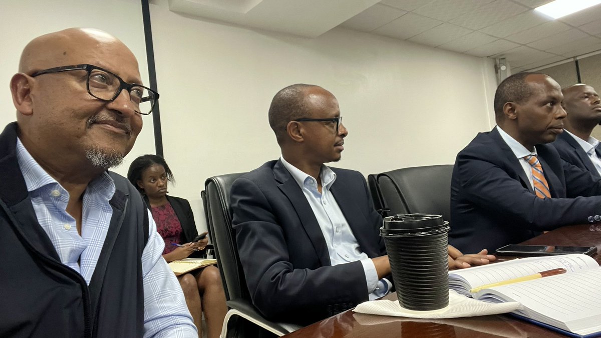 DrMenghis's tweet image. Dr. Menghis B., co-founder Biousawa in a meeting with Mr. Francis Gatare, CEO, #RwandaDevelopment Board shared the company’s vision of manufacturing quality lifesaving biologics for cancer, immunology, and ophthalmology in Africa, by Africans, for Africans and beyond. 
#Rwanda
