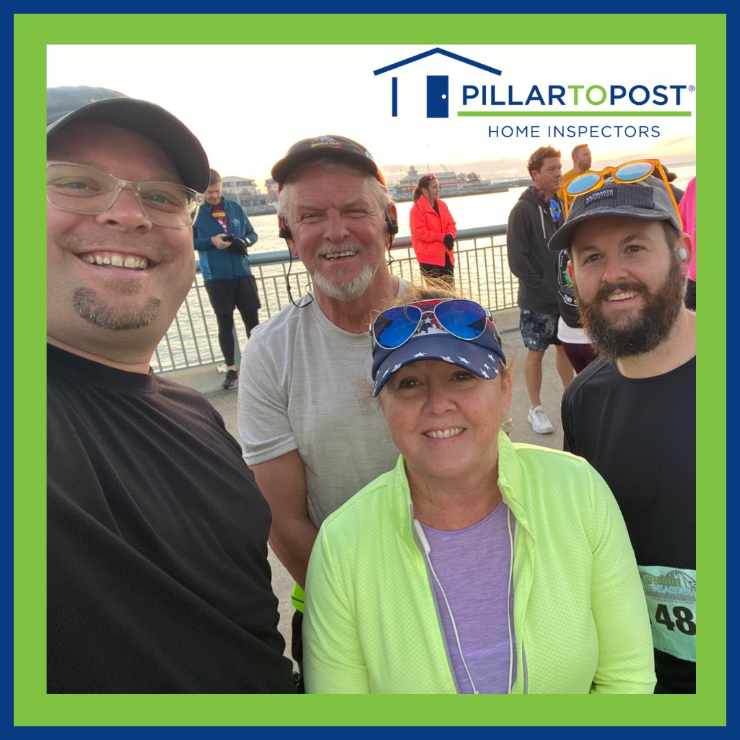 dansptp's tweet photo. The Sloan Team is representing at the @PensacolaSports #doublebridgerun this morning. Y’all wish our owners Dan and Stacy, their son Jimmy, & one of our agents Matt, good luck as they run a fun 15k on this beautiful day from downtown Pensacola to the beach!
#homeinspector https://t.co/lWpMUfZKpb
