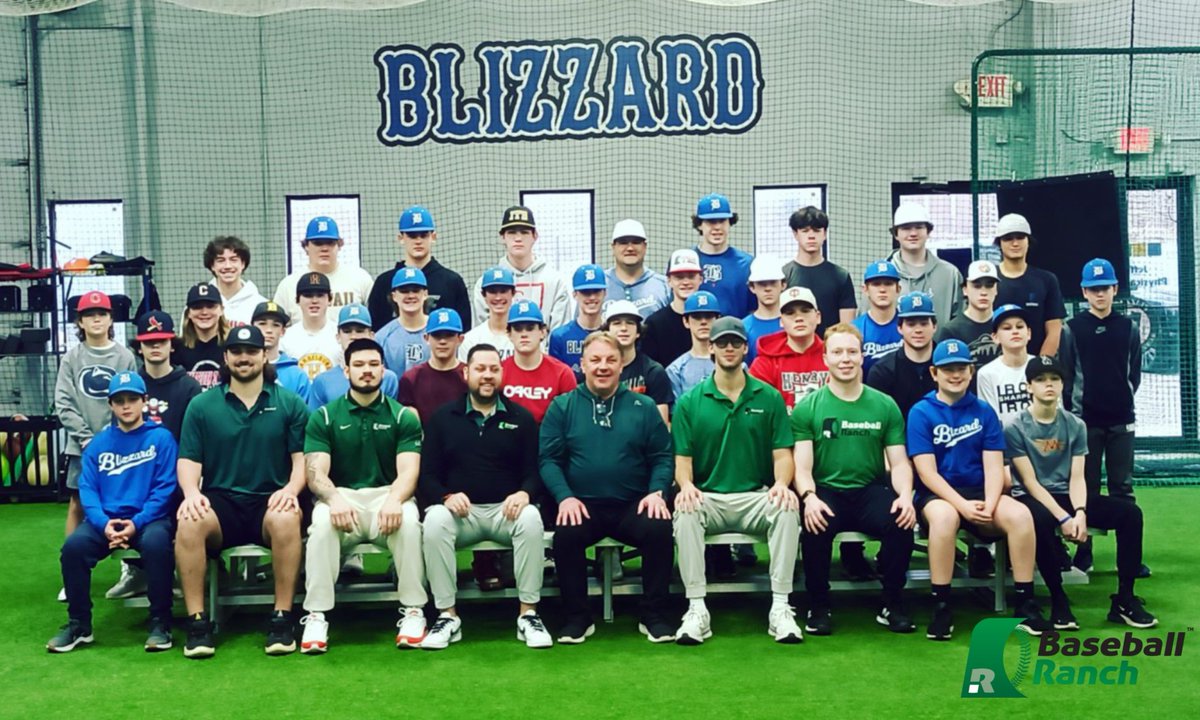 Texas Baseball Ranch at the Academy - Year 9! Thank you @TXBaseballRanch @jmass1711 @RonWolforth and gang! #BlueLove #BlizzardBaseball