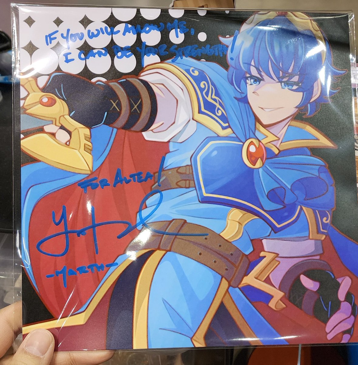 PandaGyoza's tweet photo. ONE OF MY LIFE GOALS MET I'M SHAKING CRYING WHAT A SWEET GUY 😭💕

2024 motivation SET!!

Thank you for your amazing work, I'll always be a fan! @YuriLowenthal https://t.co/gBsAi6Bgxr
