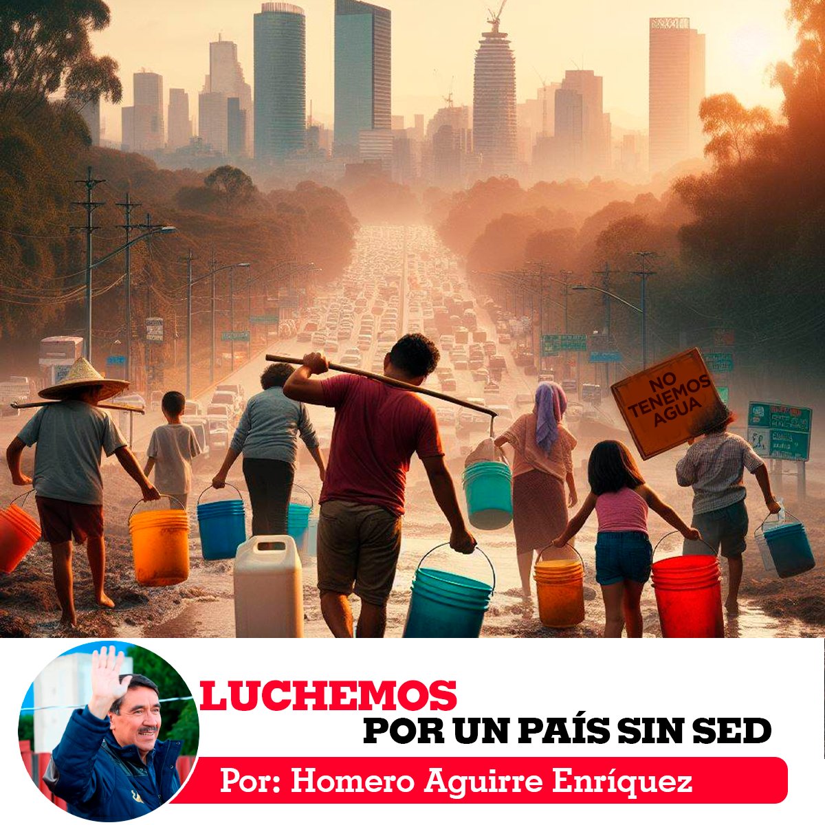 HomeroAE's tweet photo. Luchemos por un país sin sed. "Un país sin sed debe ser otra de nuestras banderas, empecemos la lucha exigiendo un plan emergente, dotado de recursos suficientes para paliar la crisis hídrica que ya llegó”. Te invito a leer mi opinión https://t.co/ki0eMWIPns https://t.co/UNAGZZskBX