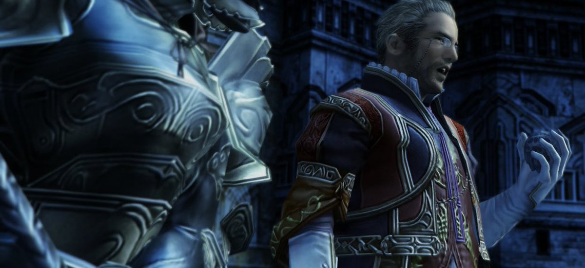 vhyrel's tweet photo. Playing FFXII. These two are so theatrical and dramatic. I love them. #Gabranth #Cidolfus #FFXII #FF12. https://t.co/nrhxHMNa1Y