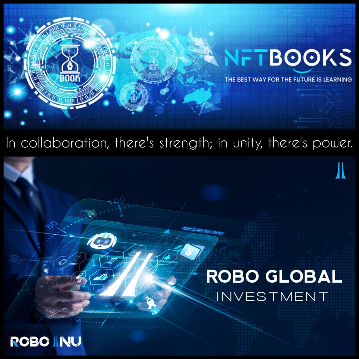 Are you ready to dive into the future of digital assets? Introducing #NFTBooks and #RoboInu tokens - two groundbreaking tokens with incredible utilities!

#NFTBooks: Revolutionizing the way we experience literature, #NFTBooks bring your favorite stories to life in the digital