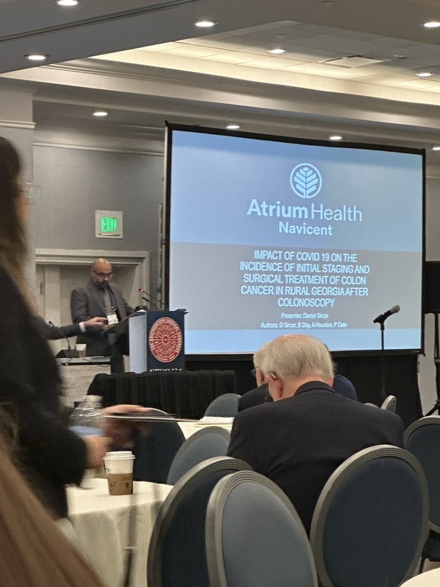 Great presentation about the impact of Covid-19 on screening colonoscopy! #SESC24