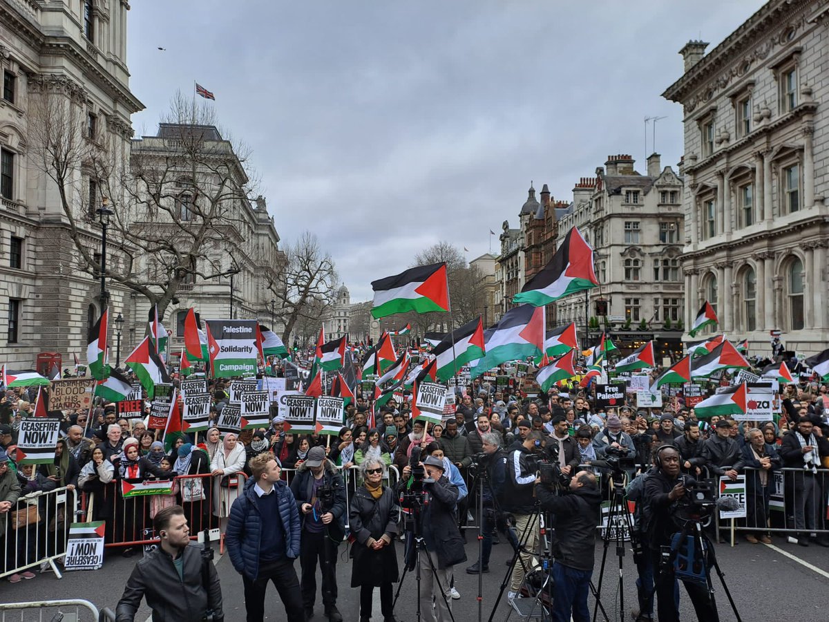 In our thousands, in our millions, we are all Palestinians ✊