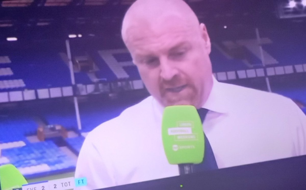 EvertonHeb's tweet photo. The manager: "We were very good" #EVETOT https://t.co/cRV4jBYtfx
