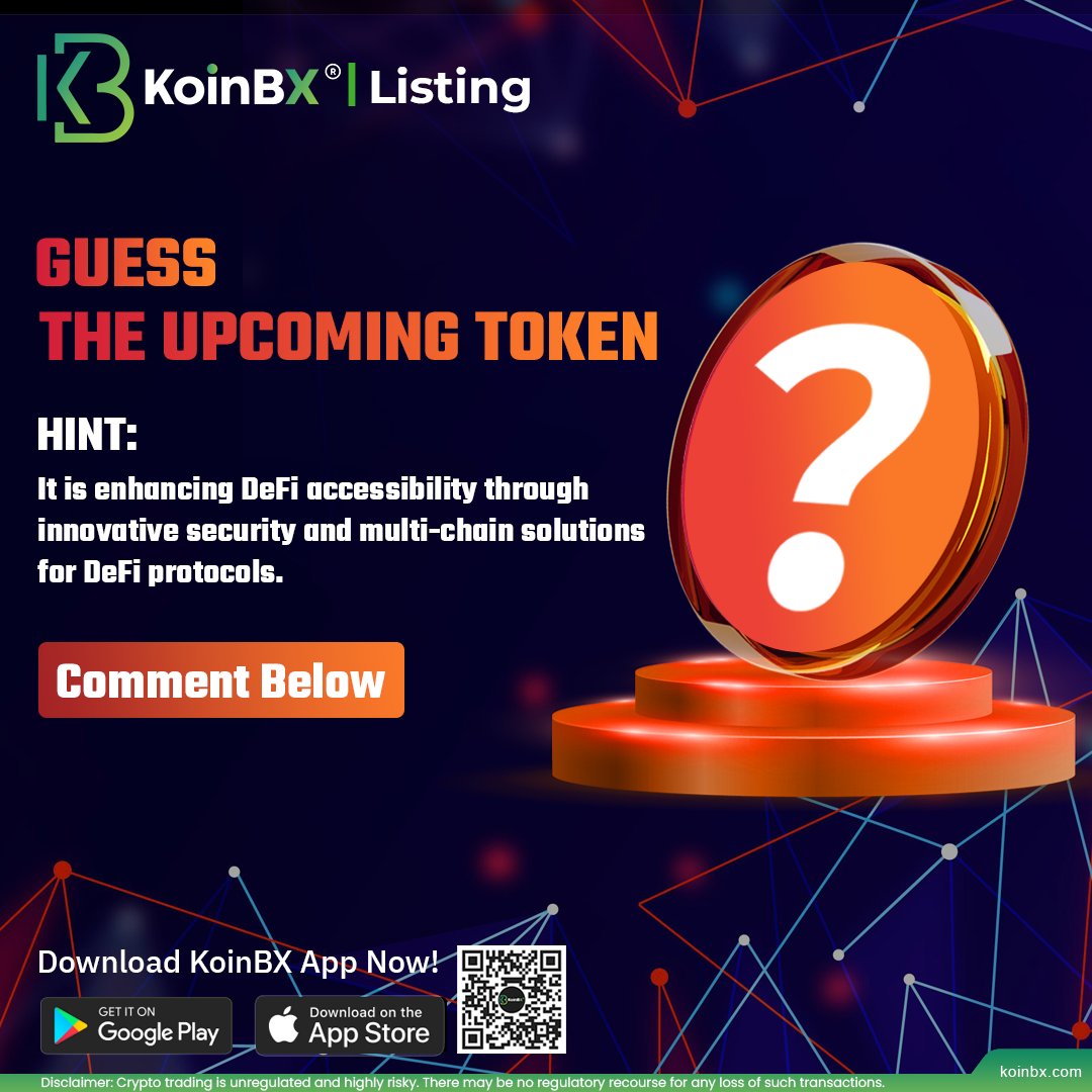 KoinBX's tweet photo. Guess the upcoming token launching on KoinBX! 🌐

👀 Keep an eye on our socials for the upcoming exciting announcements! 📢

#KoinBX #crypto #cryptopuzzle #KoinBXExchange #puzzle #KoinBXCommunity #puzzletime https://t.co/d4NyM0ryc4