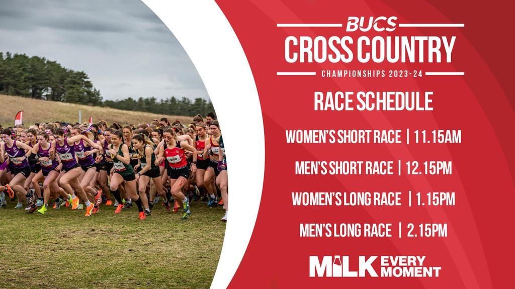 It's windy, it's muddy, it's #BUCSCrossCountry 🔥

Here's the schedule for this year's Championships 🏅