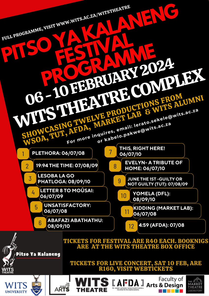 Theatre & Performance Department, WSoA tweet media