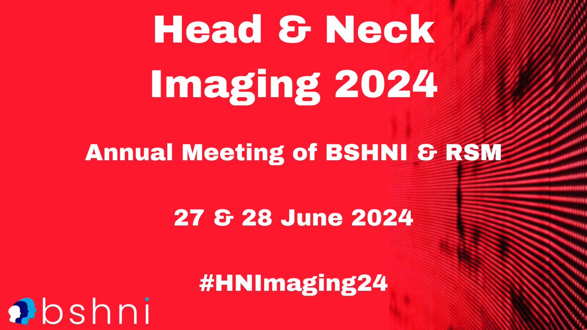 Dates for your Diaries!

Early Bird Registration closes 31 May 24

REGISTER: bit.ly/HNImaging24