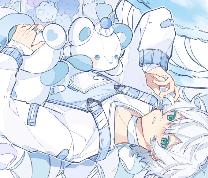 俺はこういう青が好きだ⁡ #みんなこういう青が好きなんでしょ 