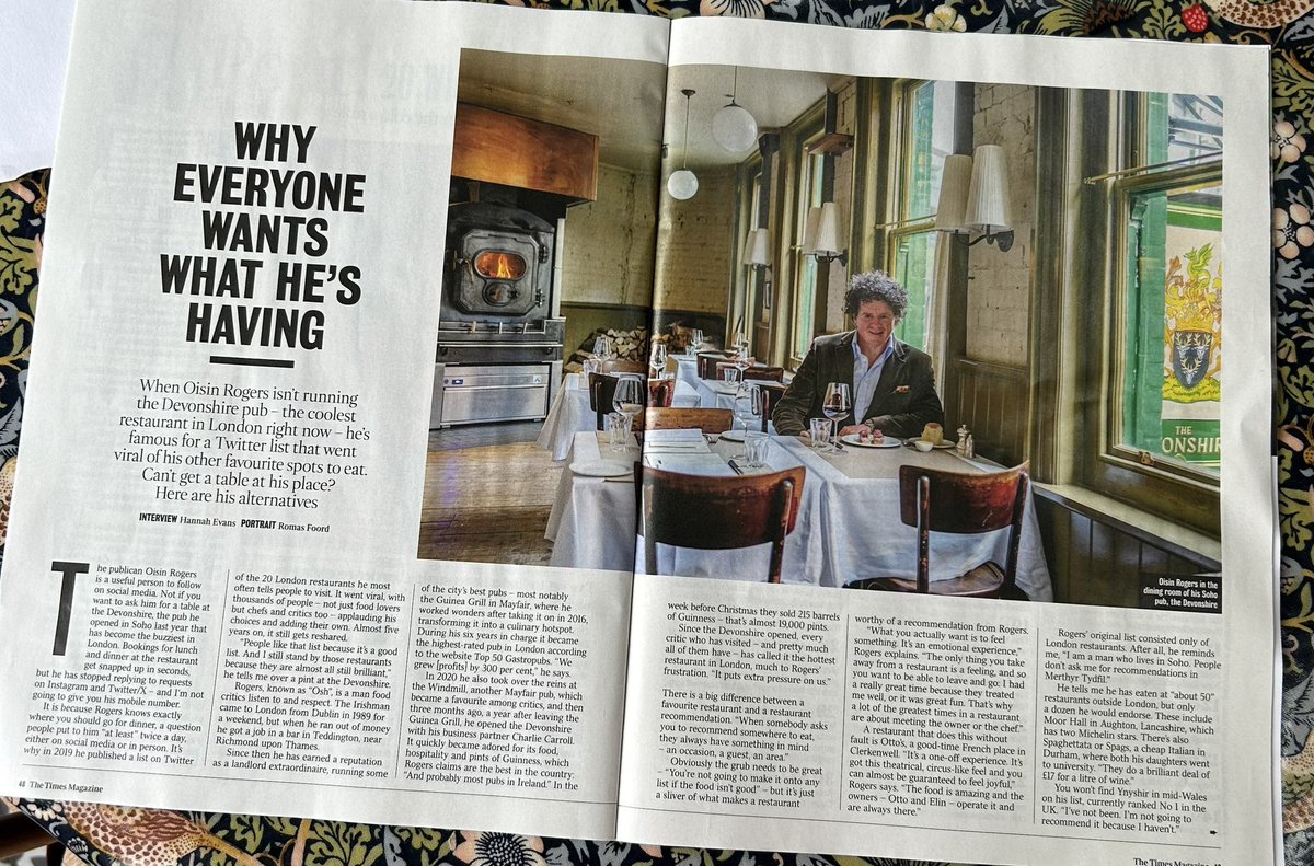 James Lewis (@jlewisland) on Twitter photo Very flattered for @gauthiersoho to be included in this wonderful list by @McMoop in today’s <a href="/thetimes/">The Times and The Sunday Times</a> <a href="/TimesMagazine/">Times Magazine</a>. You won’t need another restaurant list for a while. Very flattered for @gauthiersoho to be included in this wonderful list by @McMoop in today’s <a href="/thetimes/">The Times and The Sunday Times</a> <a href="/TimesMagazine/">Times Magazine</a>. You won’t need another restaurant list for a while.