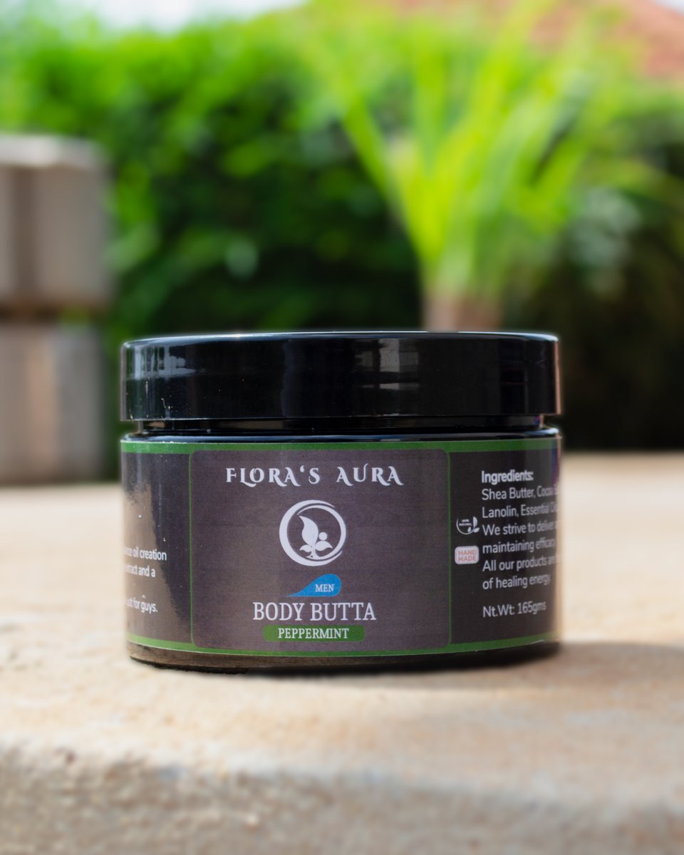 Whether it's rough workouts, dry weather, or post-shave irritation, this Body Butta has your back (and elbows, and shins...) #florasmen #naturalskincare #mensgrooming #confidence 

shop at florasaura.company.site