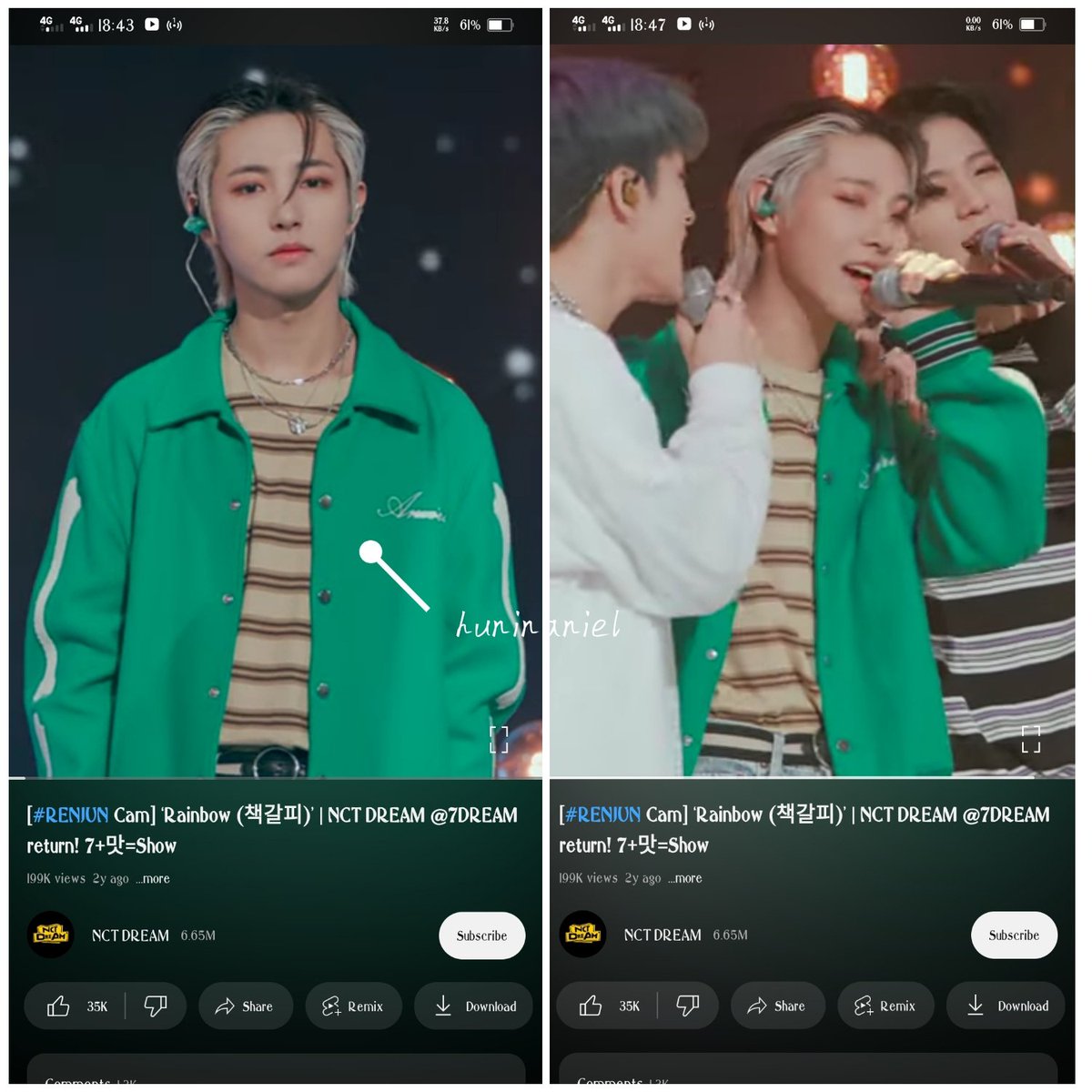 huninaniel's tweet photo. Let's boost views of:

💫Nandemonaiya cover road to 🎯10M 
✨️Golden Hour cover road to 🎯2M
🌈Rainbow road to 🎯200k

☑ https://t.co/hm5gfzZrPI

STAY WITH RENJUN
#런쥔 #NCT런쥔 #RENJUN https://t.co/3tDHEDpkr4