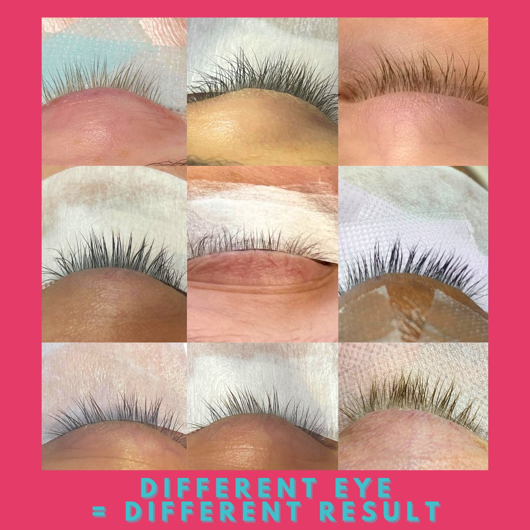 pinkfisheslash's tweet image. Different Eye = Different Result 💫

Everyone has a different eye shape, length and thickness of natural lashes, so it&apos;s important to emphasise to your clients that their lashes may not look exactly like their inspiration photos📸 💕  

 #LashExtensions #LashTech #LashTips