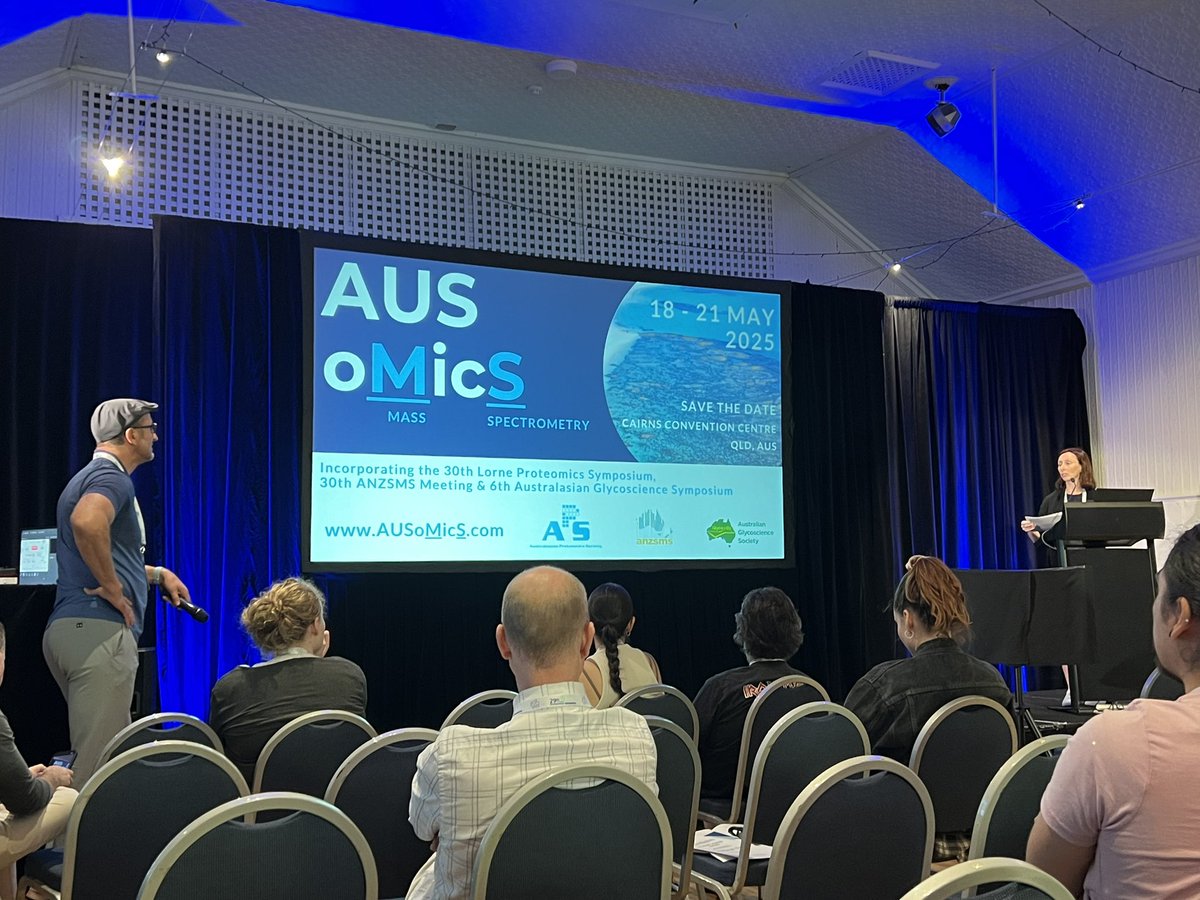 Australasian Proteomics Society (@lorneproteomics) on Twitter photo If you loved #LorneProteomics2024 donāt forget to save the date for #AUSoMicS2025 in Cairns, May 18-21 2025 for our annual conference which will be jointly organised by <a href="/LorneProteomics/">Australasian Proteomics Society</a>, <a href="/ozglyco/">Australian Glycoscience Society</a> and <a href="/anzsms/">ANZSMS</a>. If you loved #LorneProteomics2024 donāt forget to save the date for #AUSoMicS2025 in Cairns, May 18-21 2025 for our annual conference which will be jointly organised by <a href="/LorneProteomics/">Australasian Proteomics Society</a>, <a href="/ozglyco/">Australian Glycoscience Society</a> and <a href="/anzsms/">ANZSMS</a>.