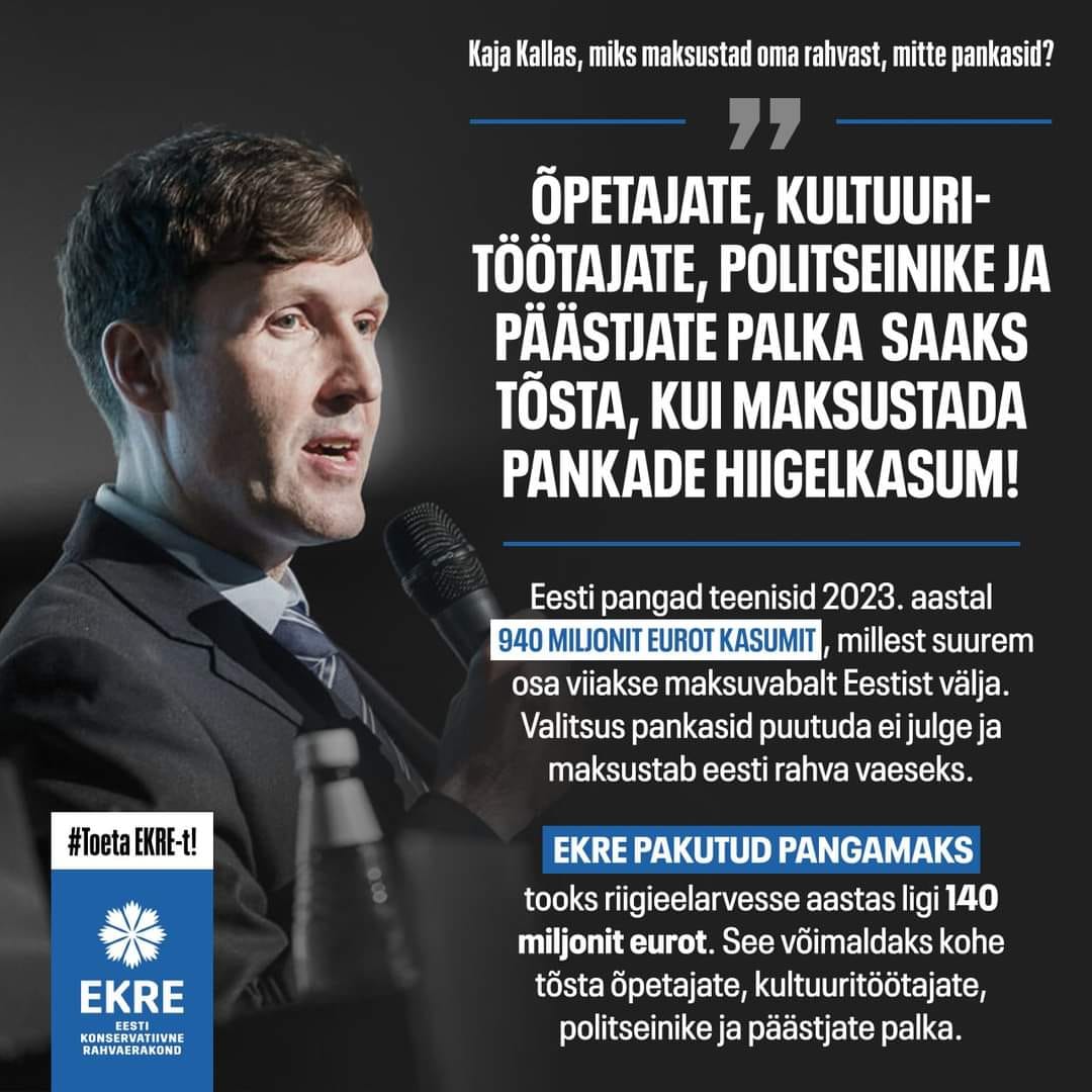 Eesti Konservatiivne Rahvaerakond (@ekrahvaerakond) on Twitter photo 